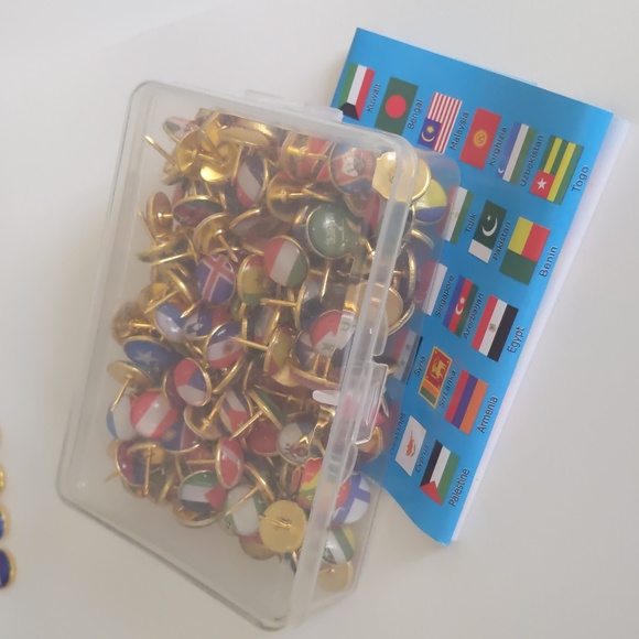 National Flag Push Pins - Picture 2 of 2